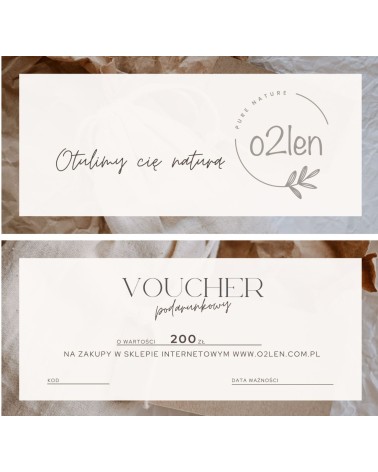 VOUCHER PODARUNKOWY 200 zł