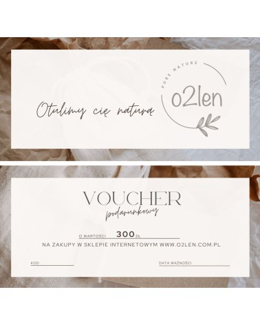 VOUCHER PODARUNKOWY 300 zł